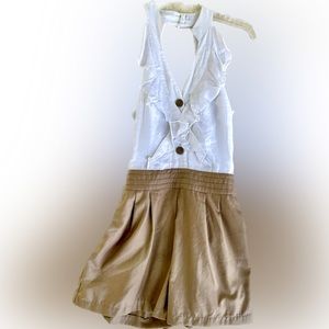 Halter top romper size medium.